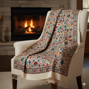 Haseen Rangeen Sozni Tichdaar Jama Shawl