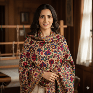 Ladies Kashmiri Embroidered Shawl