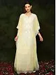 Yellow Georgette Kaftan